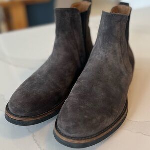 Vince Grey Suede Boots
